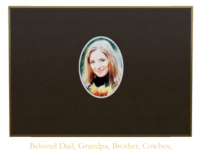 Father Memorial Bronze Plaque design preview