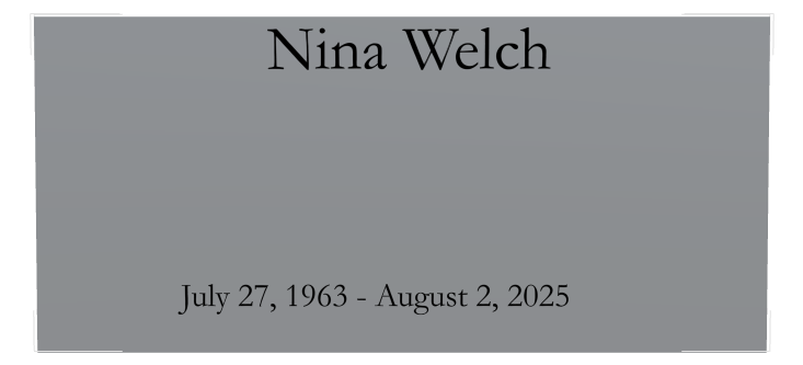 In Loving Memory Stainless Steel Plaque design preview